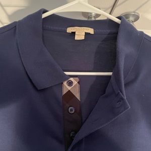 Burberry polo size xxl navy blue.